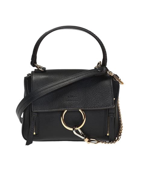 chloe faye bag black.